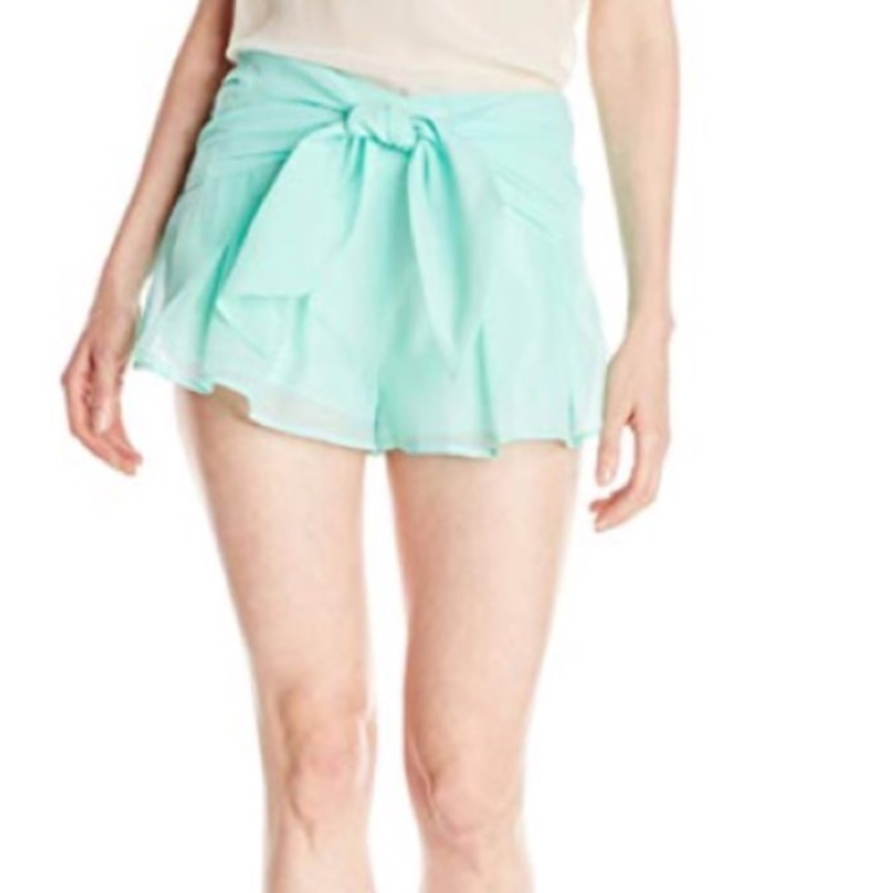 JOA Anthropologie Mint Shorts